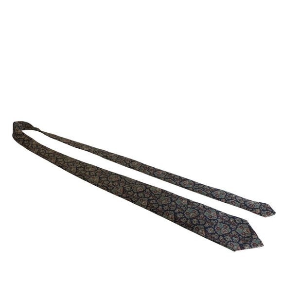 Etienne Aigner Paisley Silk Tie Vintage Mens Necktie Office Work Formal Dad Gift - Picture 7 of 7